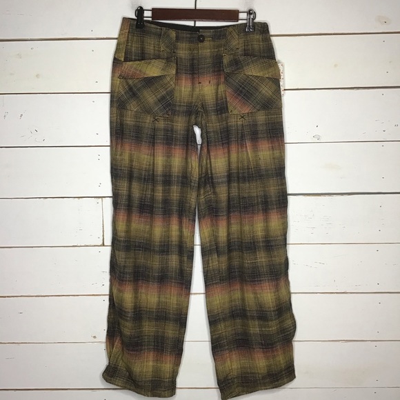 Free People Pants - New Free People Birch Wideleg Pant Moss Combo
